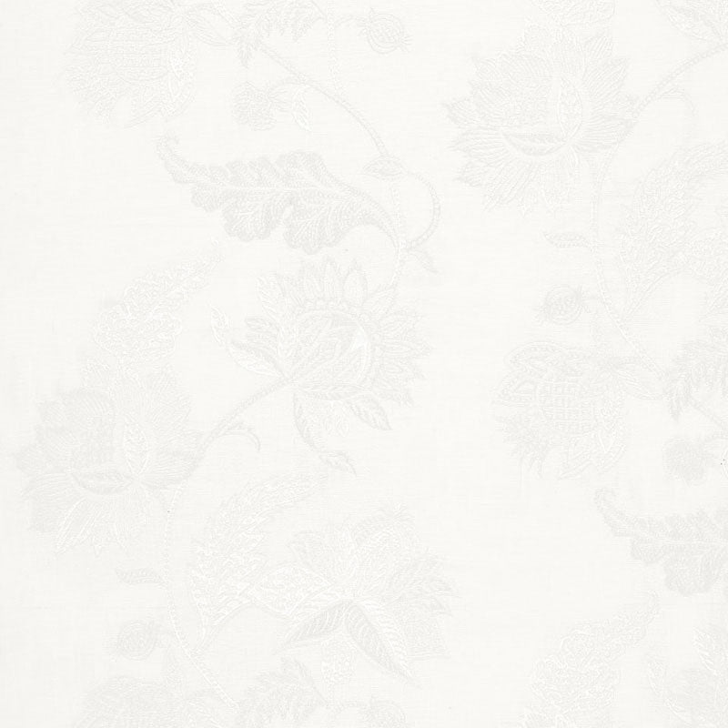 Purchase sample of 67700 Gabriella Embroidered Sheer, Ivory by Schumacher Fabric