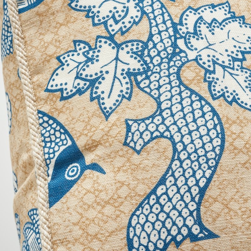 So17612403 Folly 16" Pillow Orpington Blue By Schumacher Furniture and Accessories 1,So17612403 Folly 16" Pillow Orpington Blue By Schumacher Furniture and Accessories 2