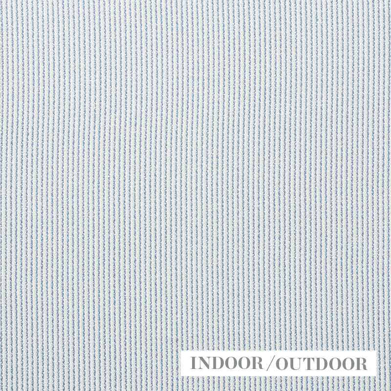 Purchase sample of 73852 Shoreline Stripe, Sky by Schumacher Fabric