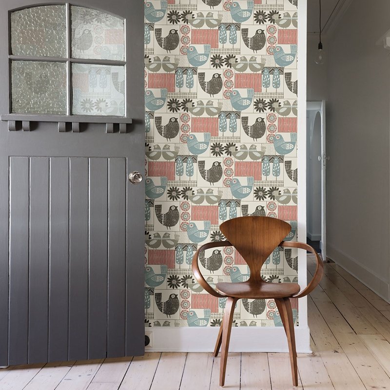 Order 2821-25117 Folklore. Hennika Coral A-Street Wallpaper