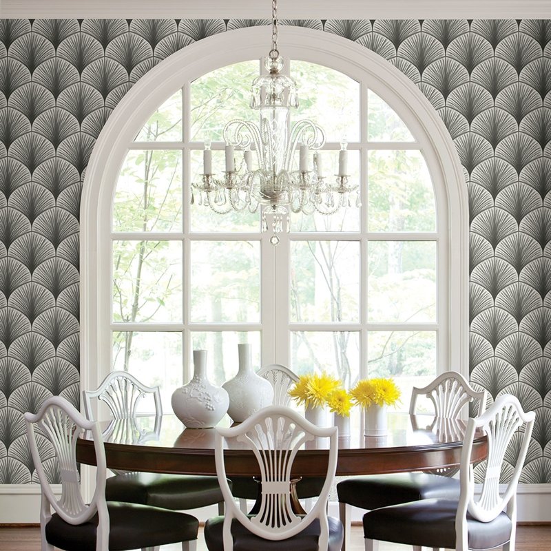 Buy 2763-24230 Moonlight Grey Botanical A-Street Prints Wallpaper