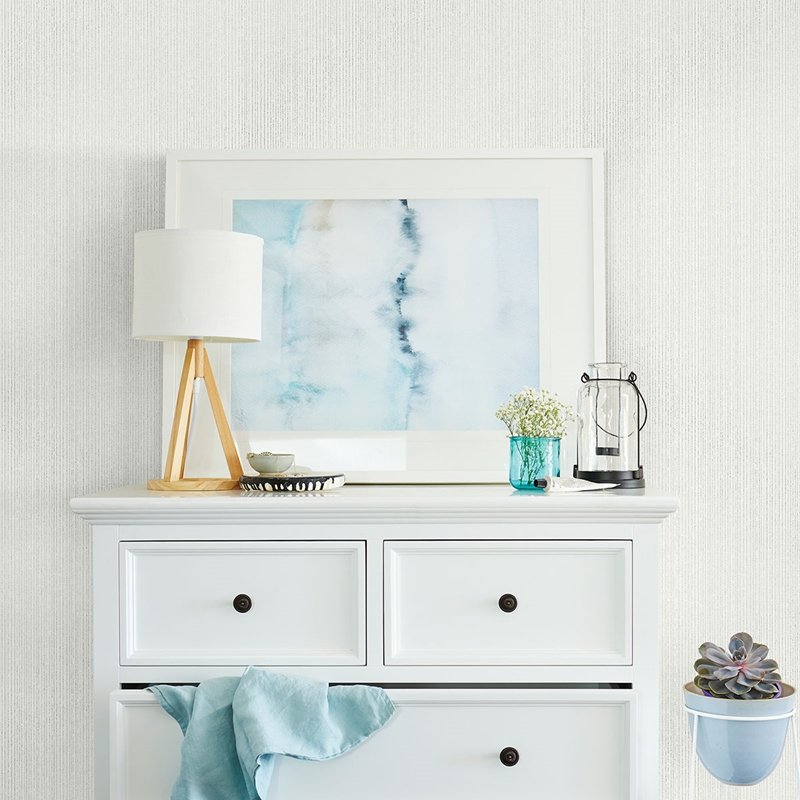 View 2782-21362 Katrien Dove Stipe Texture Habitat A-Street Prints Wallpaper