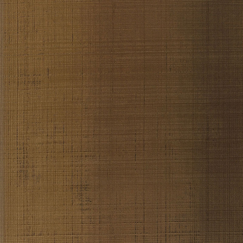View 5005785 Brushed Plaid Burnished Bronze Schumacher Wallpaper