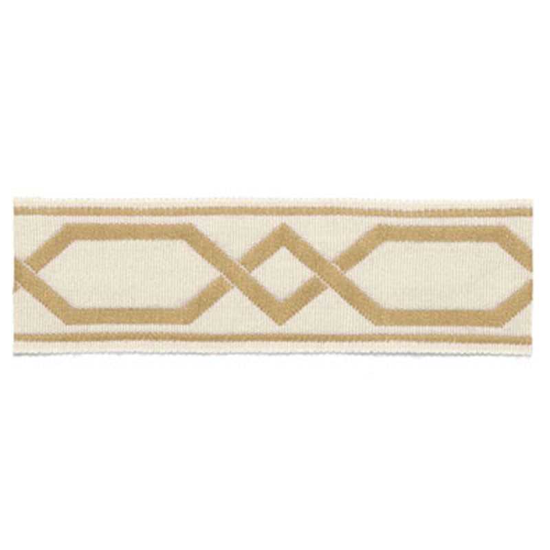 63094 | Saint Tropez Braid, Sand - Schumacher Fabric
