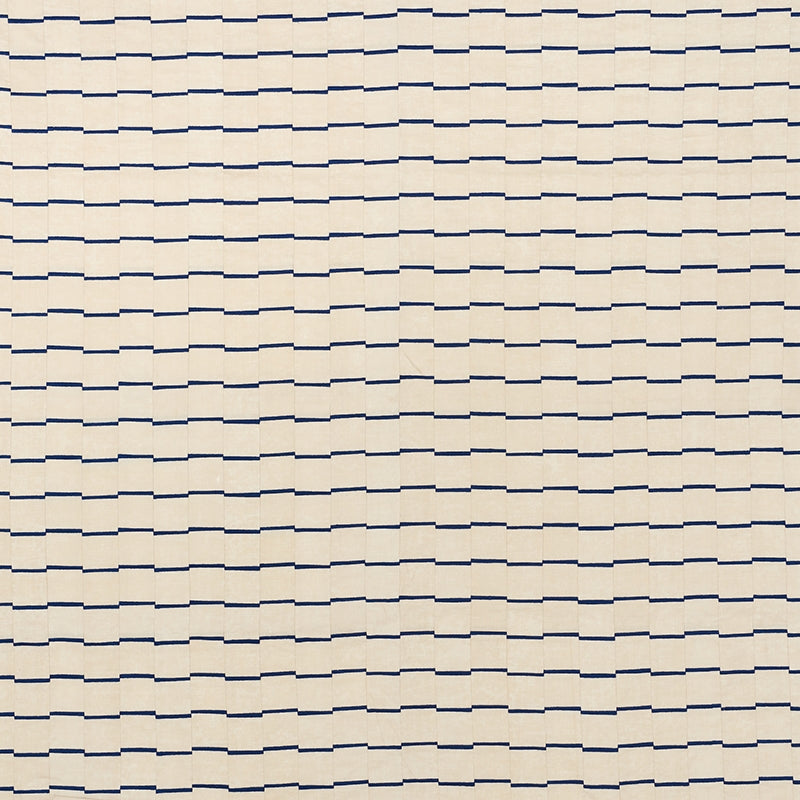 Purchase sample of 71211 Lines, Blue by Schumacher Fabric