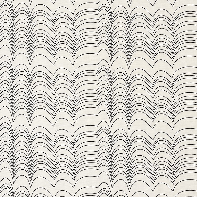 Purchase sample of 177112 Richter, Black by Schumacher Fabric
