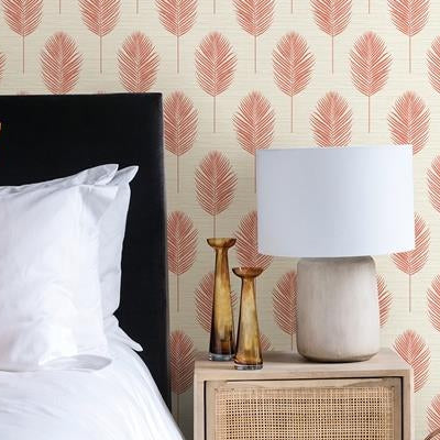 Save on 2988-70201 Inlay Bali Coral Fern Coral A-Street Prints Wallpaper