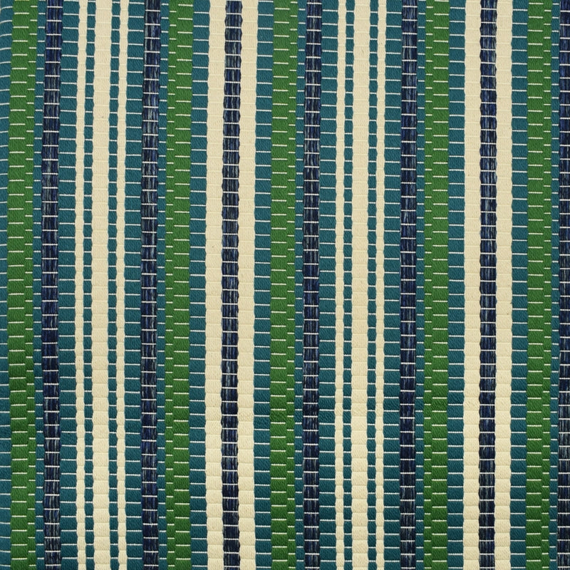 Acquire S2360 Batik Teal Stripe Greenhouse Fabric