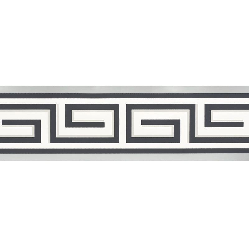 View 5009060 Britt Border Graphite Schumacher Wallpaper