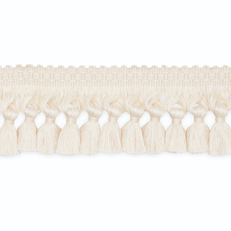 TF1058-1 | Nina Tassel Fringe 2-1/4", Natural - 2.25" - Schumacher Fabric