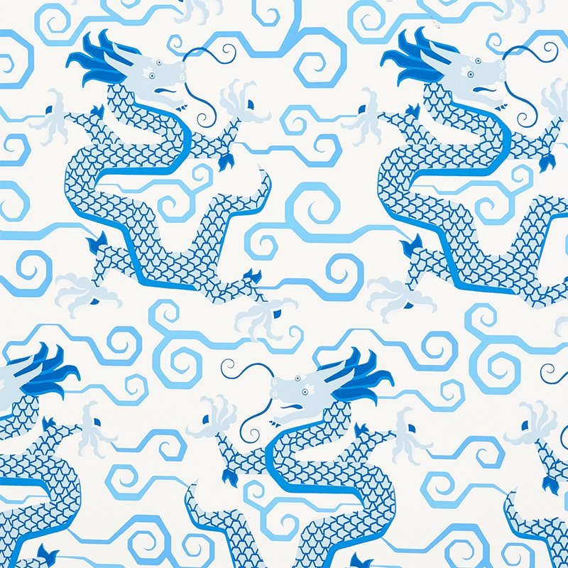 Acquire 5010730 Bixi Porcelain Schumacher Wallpaper