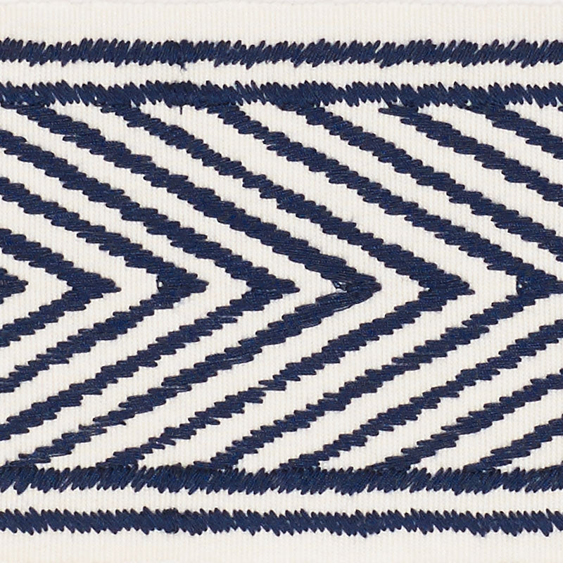 69962 | Nicholson Tape, Navy - Schumacher Fabric