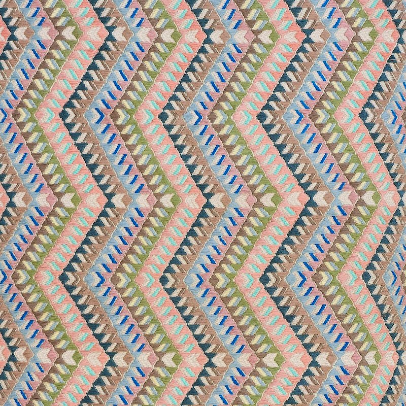 Purchase sample of 79221 Amates Hand Woven Brocade, Chalked by Schumacher Fabric