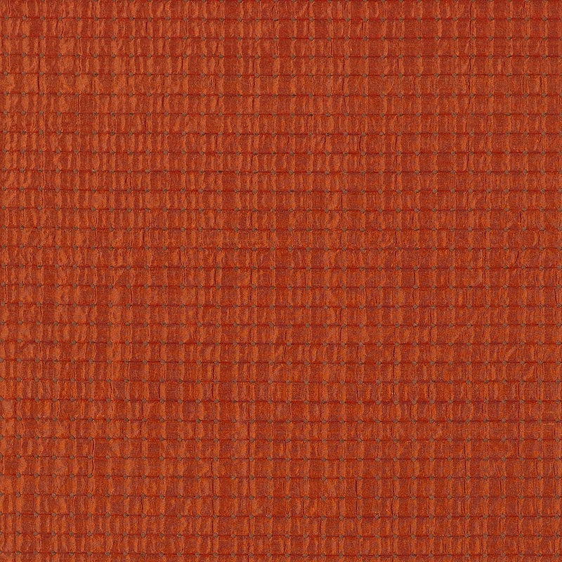 Purchase sample of 62550 Dotted Silk Weave, Cinnamon by Schumacher Fabric