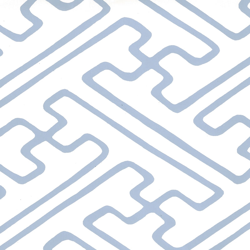 Acquire AP207-14 Saya Gata Slate Blue Almost White by Quadrille Wallpaper