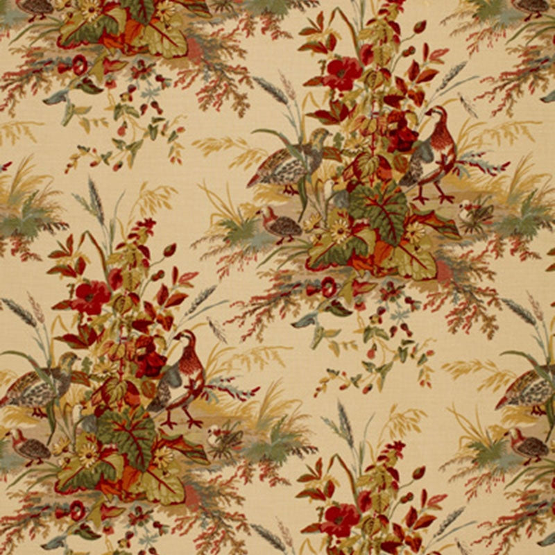 Purchase sample of 1106043 Quail Meadow, Autumn by Schumacher Fabric