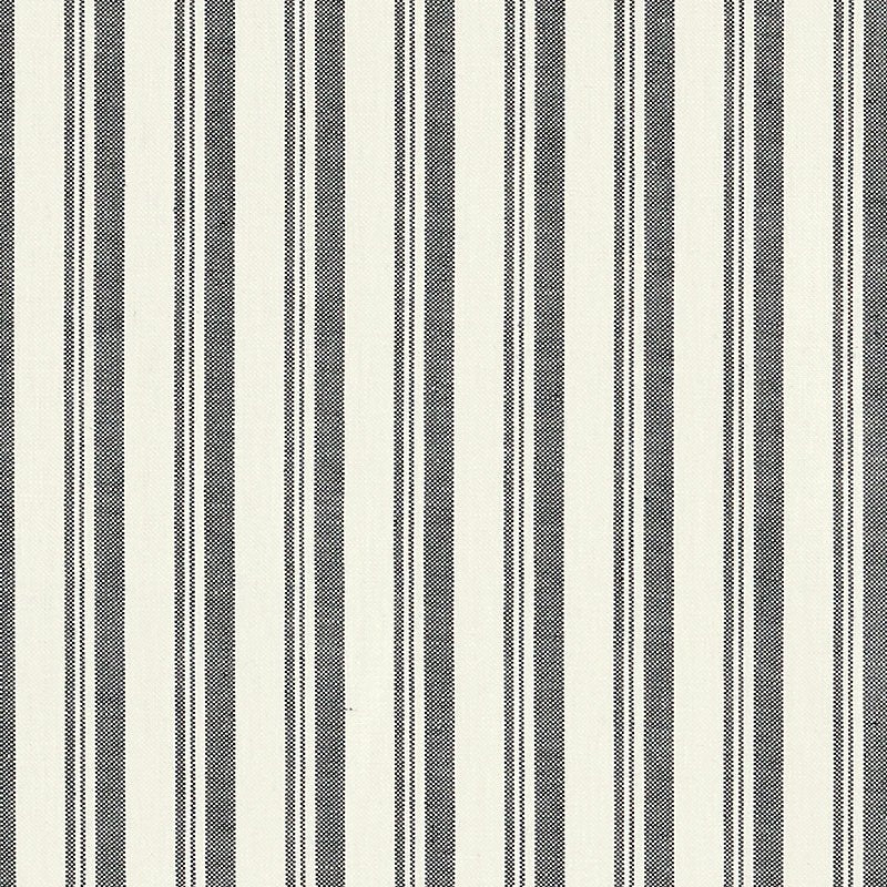 Purchase sample of 69441 Capri, Black/White by Schumacher Fabric