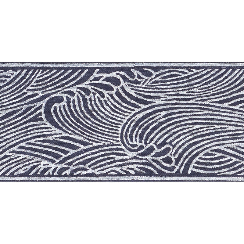 73723 | Umi Tape, Indigo - Schumacher Fabric