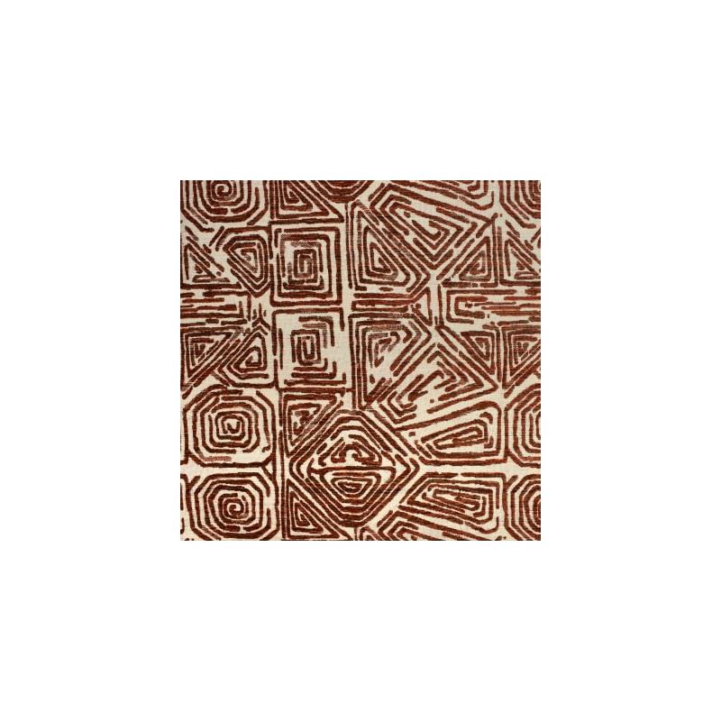 Purchase F2839 Brick Red Abstract Greenhouse Fabric