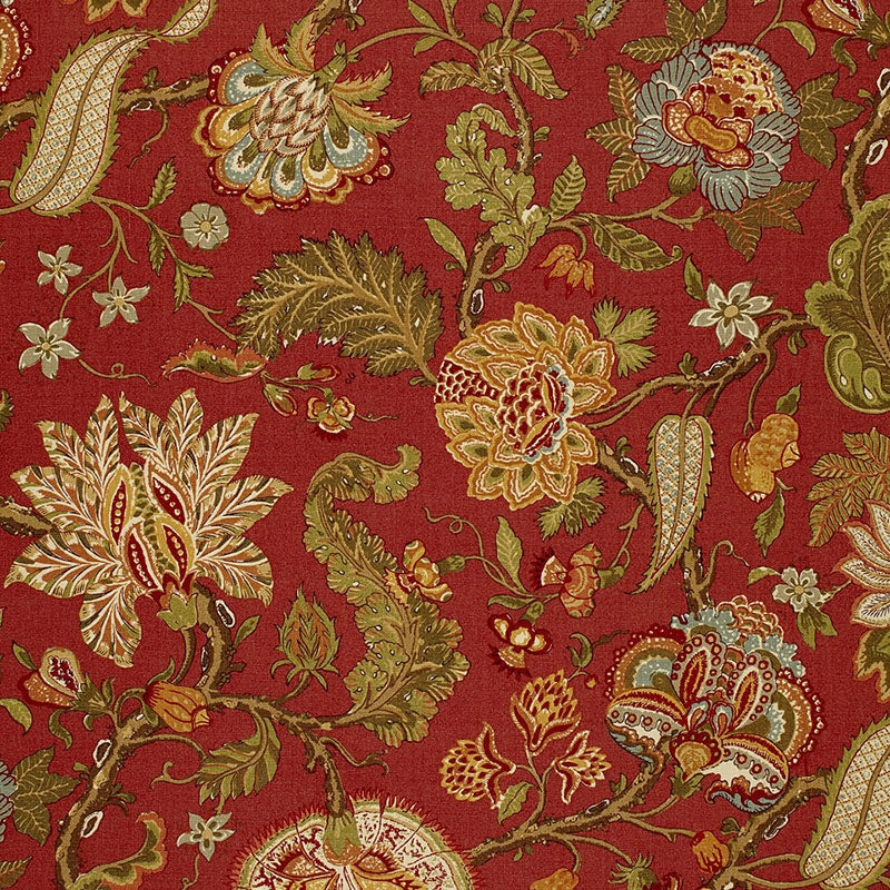 Purchase sample of 172741 Chalfont, Paprika by Schumacher Fabric