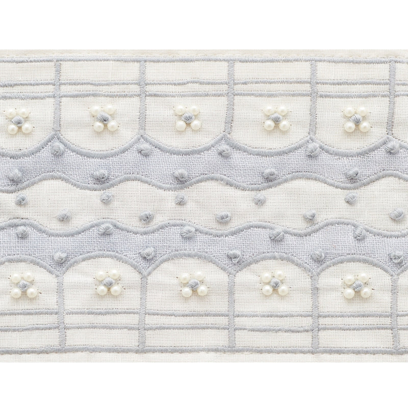 74380 | Perla Tape, Powder Blue - Schumacher Fabric