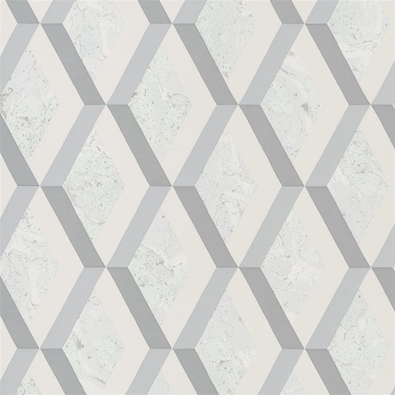 Sample PDG1054-06 Jourdain Graphite by Designer Guild Wallpaper