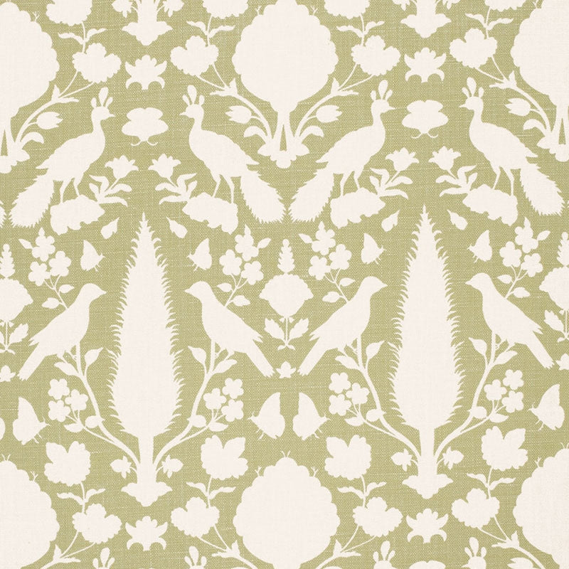 Purchase sample of 173560 Chenonceau, Sage by Schumacher Fabric