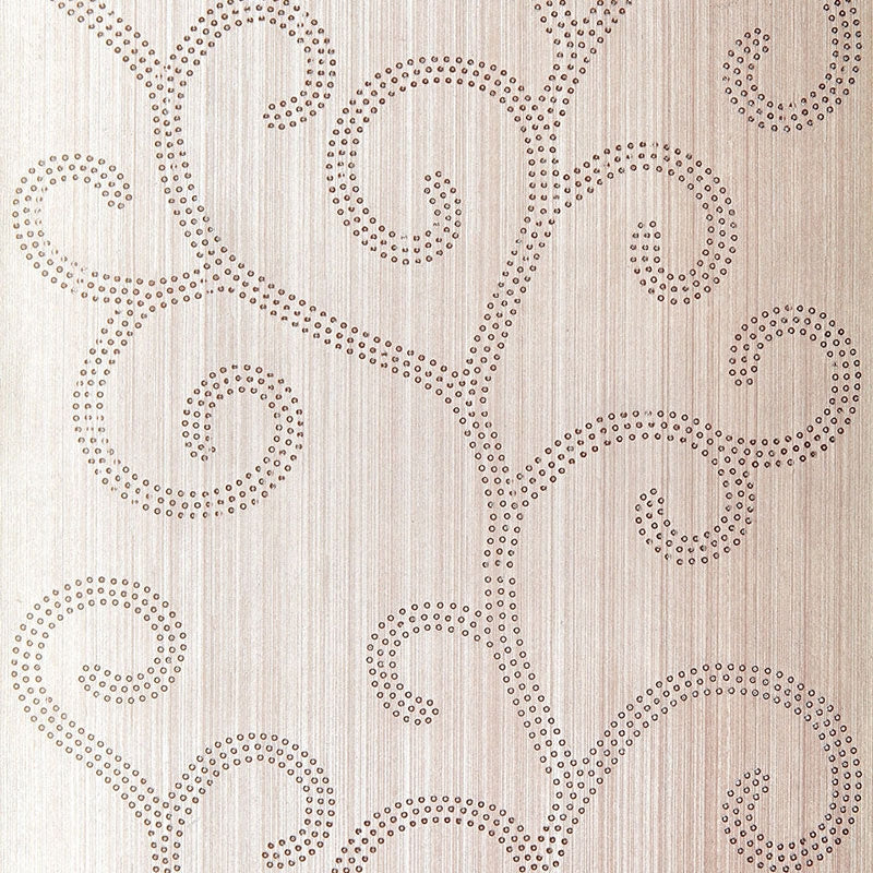 Acquire 5005700 Raindrop Scroll Amethyst Schumacher Wallpaper