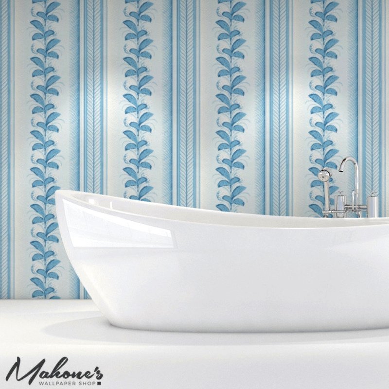 Find 5004454 Hydrangea Drape Delft Schumacher Wallpaper