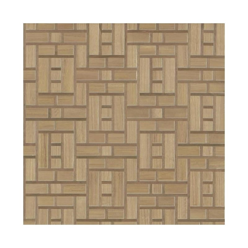 Sample - AF6603 Tea Garden, Teahouse Panel Brown by Ronald Redding