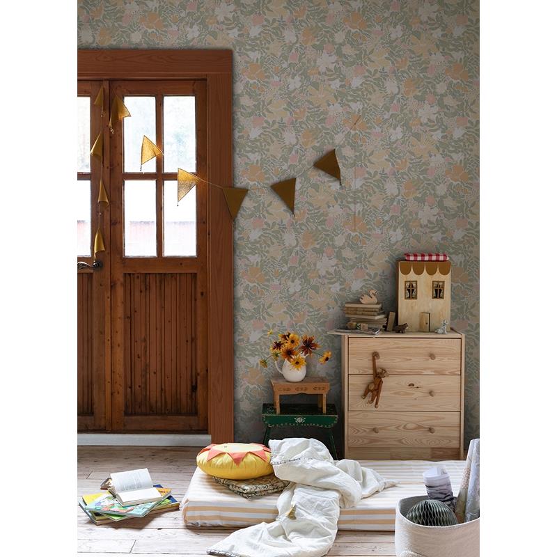 Search 4111-63019 Briony Midsommar Pastel Floral Medley Wallpaper Pastel A-Street Prints Wallpaper