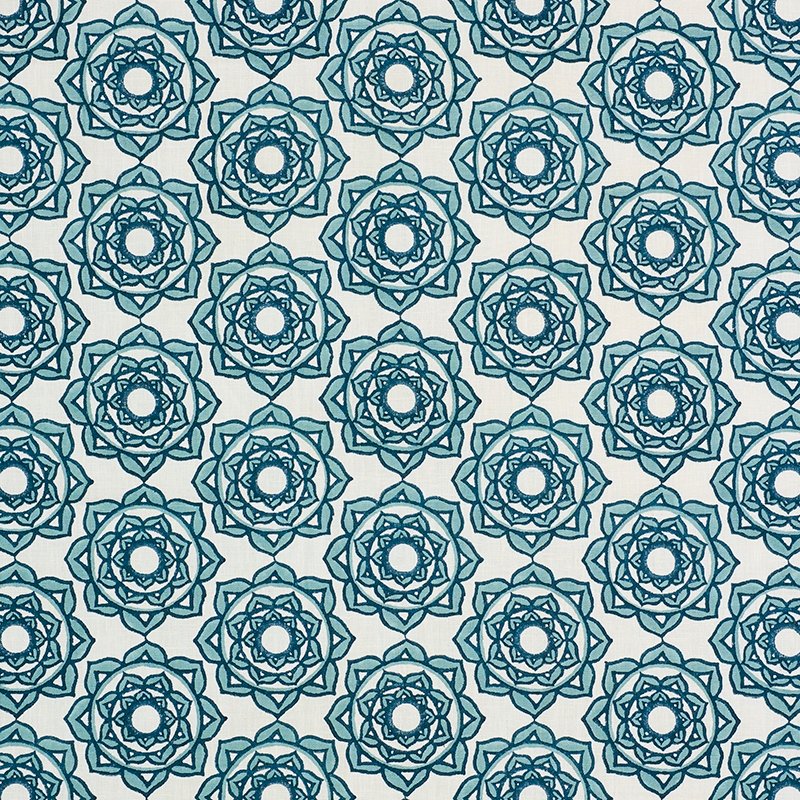 Purchase sample of 179290 Rose, Blue by Schumacher Fabric