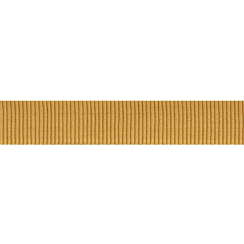 75015 | Medium Faille Tape, Gold - Schumacher Fabric