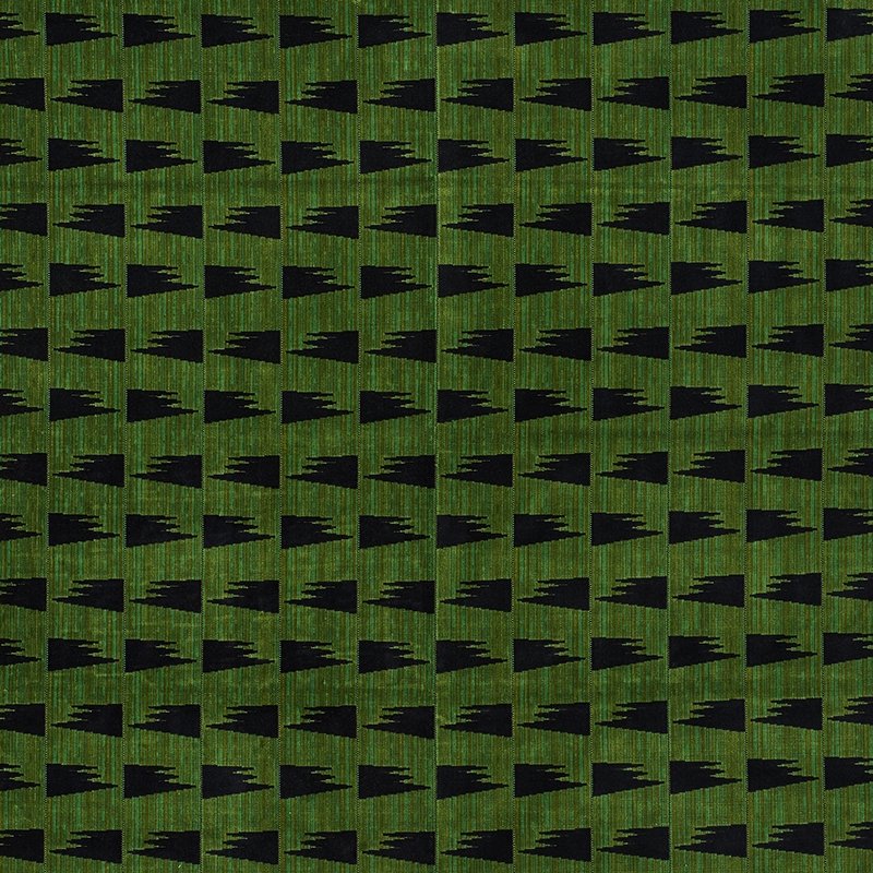 Purchase sample of 71222 Tutsi, Green by Schumacher Fabric