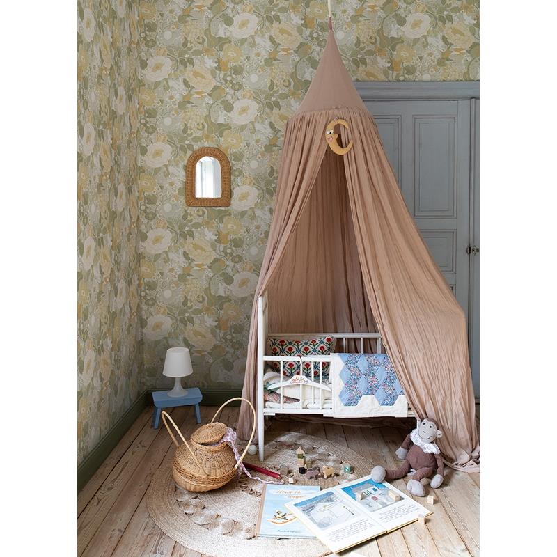 Buy 4111-63015 Briony Vaxa Light Grey Rabbits & Rosehips Wallpaper Light Grey A-Street Prints Wallpaper