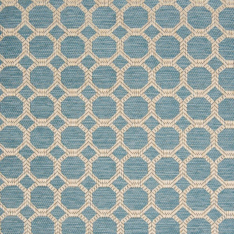 B8301 Teal | Geometric, Woven - Greenhouse Fabric