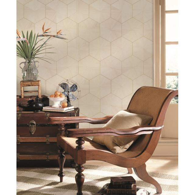 Save Ho2101 Ronald Redding Traveler Hexagram Wood Veneer Wallpaper Ronald Redding Wallpaper