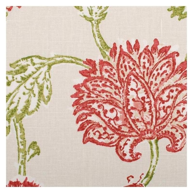 Reserve Pat, Red White Toile Fabric, Sold by Yard, 54 Inches Wide
