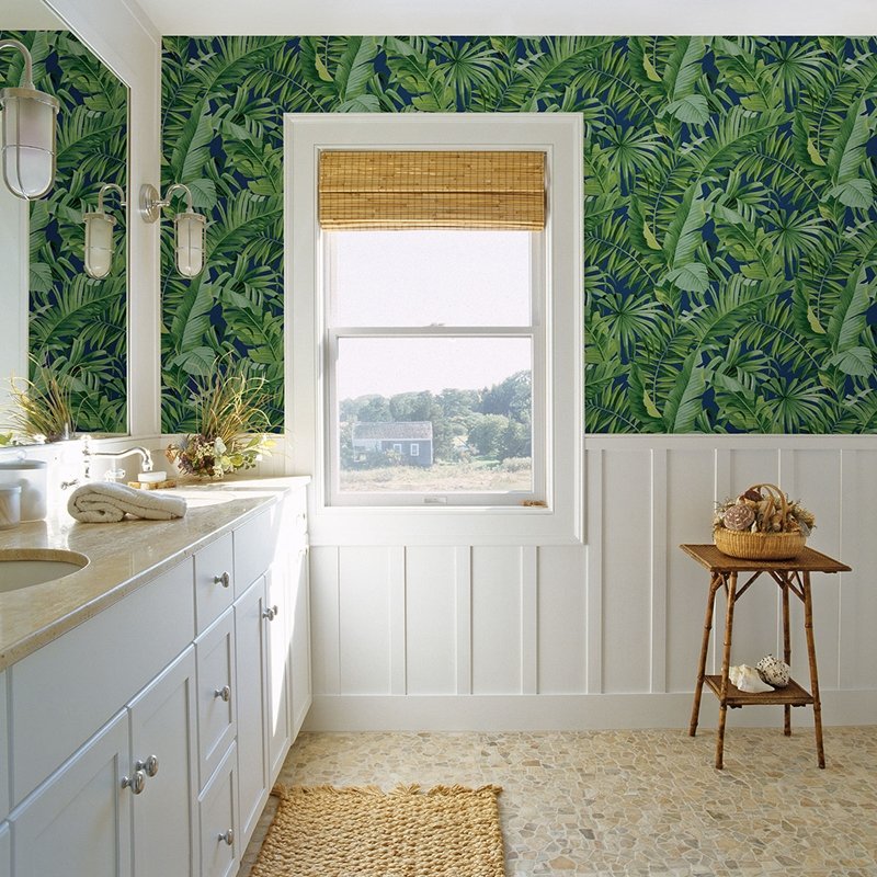 Order 2969-26056 Pacifica Alfresco Jade Tropical Palm Jade A-Street Prints Wallpaper