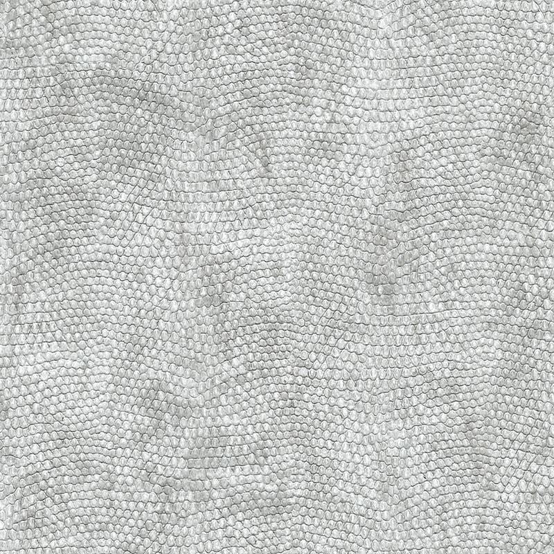 Purchase 8073 Vinyl Snakeskin Upscaled Grey Grasscloth by Phillip Jeffries Wallpaper