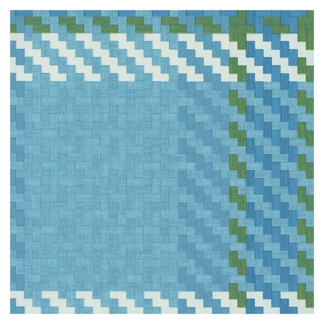 Select 721607 Funky Flair Blue Plaid by Washington Wallpaper