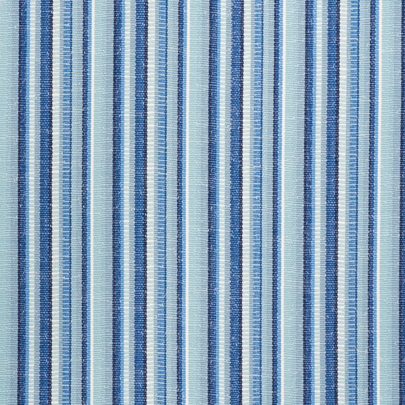 Purchase sample of 73112 Primavera Stripe, Sea by Schumacher Fabric