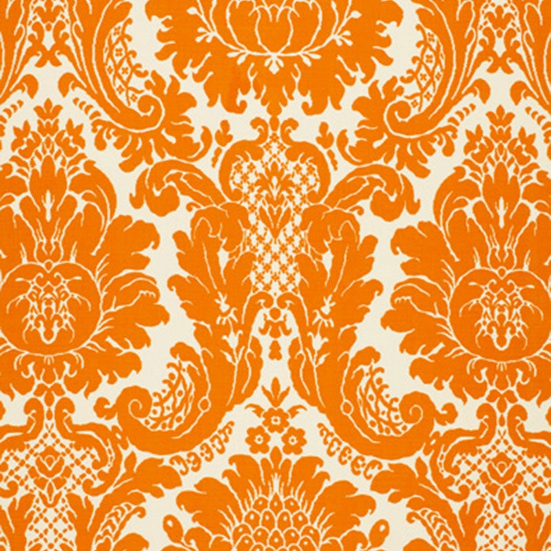 Purchase sample of 2643541 Harmon Manor Ii, Tangerine by Schumacher Fabric