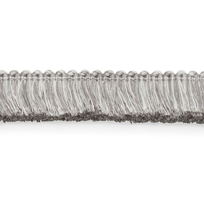 74942 | Meyer Brush Fringe, Grey - Schumacher Fabric