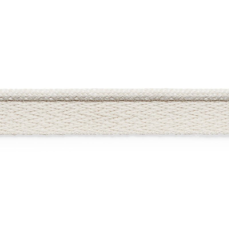 74920 | Coleman Lip Cord, Ivory - Schumacher Fabric
