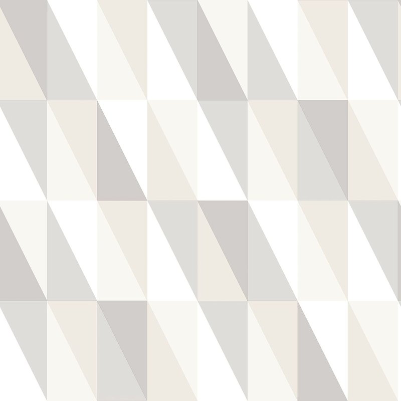Select 4060-138922 Fable Inez Neutral Geometric Wallpaper Neutral by Chesapeake Wallpaper