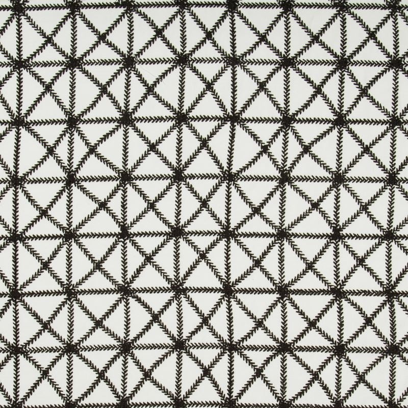 Acquire 35362.8.0 X-Squared Black Geometric Black by Kravet Design Fabric
