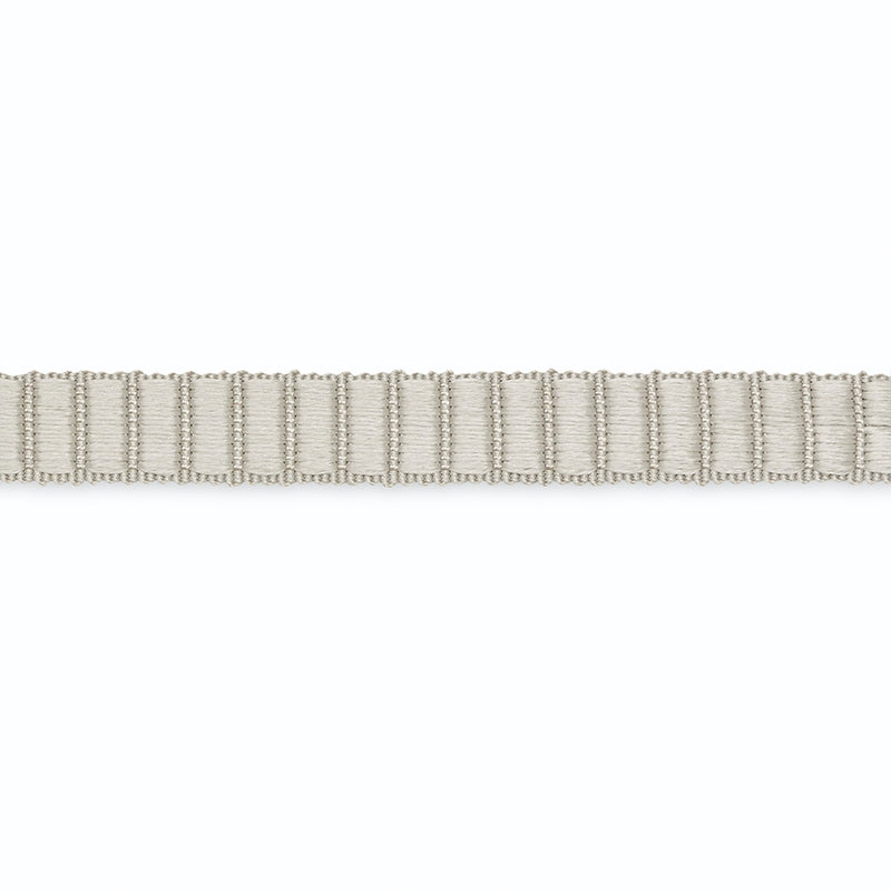 G510-8 | Rene Gimp, Silver 1/2" Silk Gimp - Schumacher Fabric