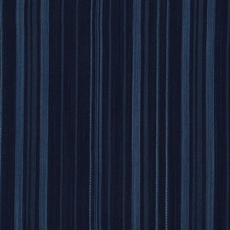 Purchase sample of 71880 Cajamarca Stripe, Indigo by Schumacher Fabric