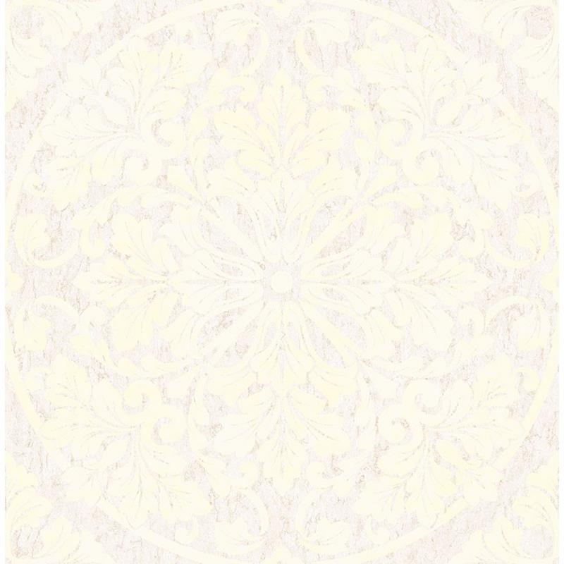 Looking MT81410 Montage Neutrals Medallion by Seabrook Wallpaper